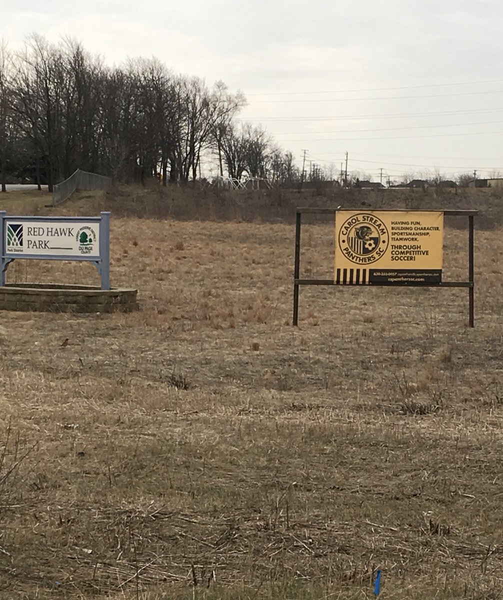 CSPanthersSC's tweet image. Carol Stream Panthers Pride at Carol Stream's Red Hawk Park @CSPanthersSC