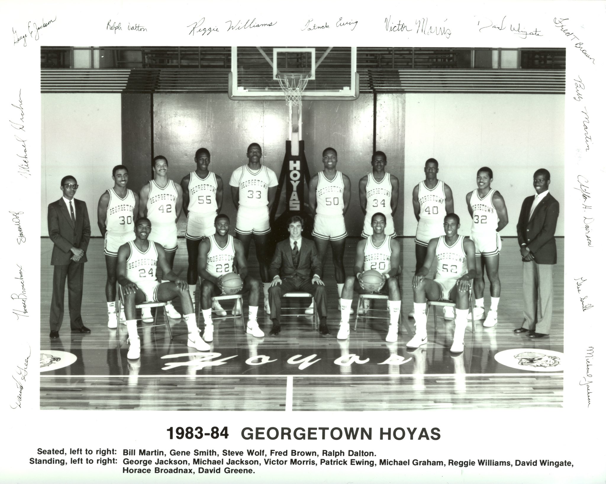 Georgetown Hoops on X 35 years ago today The Georgetown Hoyas won the 1984 National Championship. WeAreGeorgetown HoyaSaxa https t 5oM8Zs2oHu X