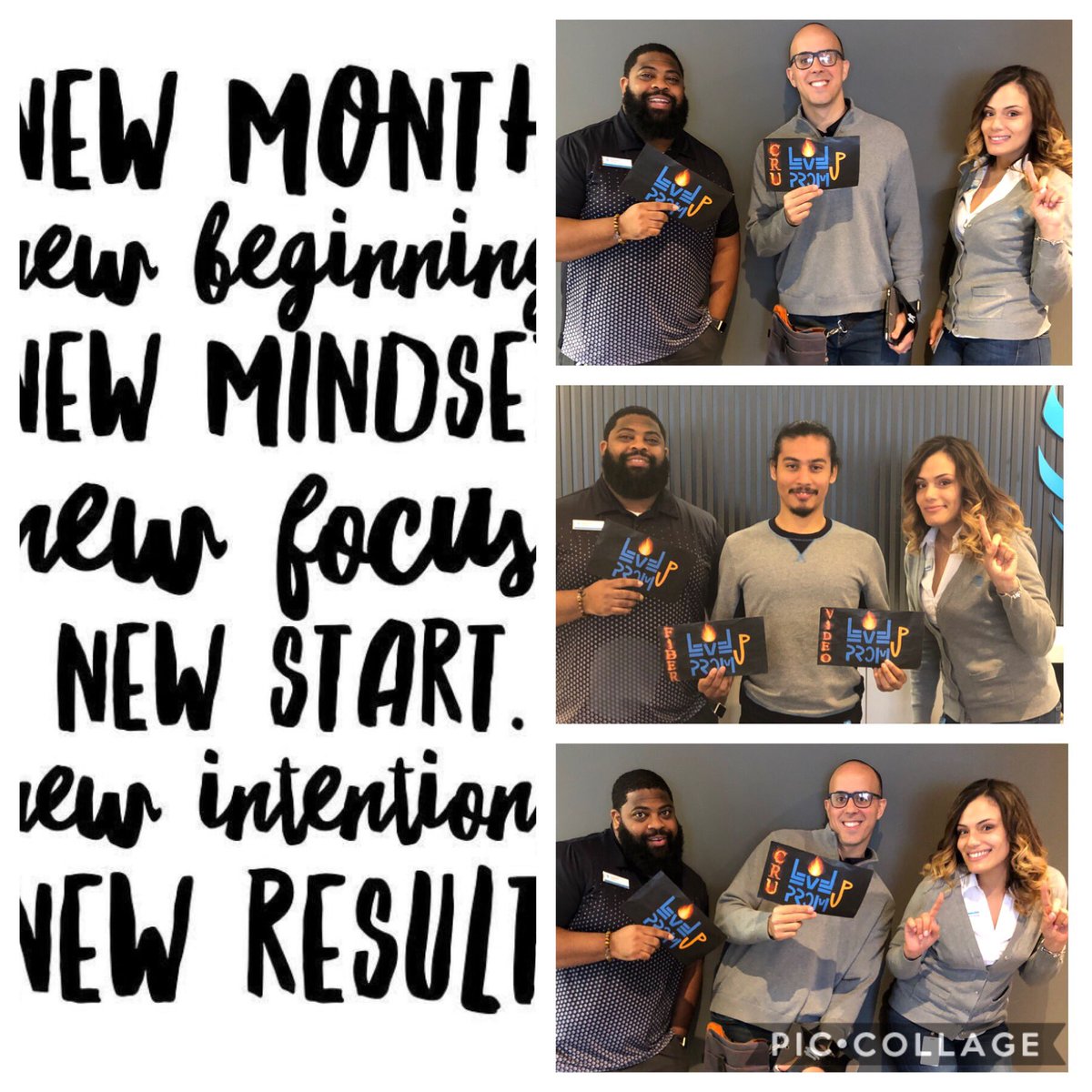 cashleypantojas's tweet photo. This team is ready to book this month AND YEAR #2019 📚 #ItsPromTime👔👗🎬
#LevelUP⤴️🔥🔥 Premium Video, Fiber &amp; Protected VGA🔥🔥 #MarqThisDown #LevelUp #CharLIT🔥 #RodgersTHAT🔥@MarqRodgers @jmedina930 @Reggiestanford3 https://t.co/tgvVjuyrkU