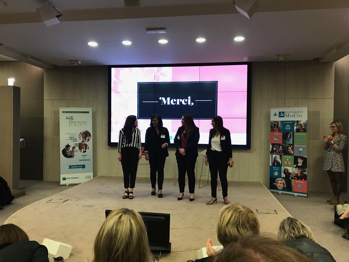 ⁦<a href="/BNPP_MixCity/">Association BNP Paribas MixCity</a>⁩ Merci pour ce rendez-vous de curiosité et bravo aux 3 collaboratrices de BNP Paribas et à Norma Nahoun, soprano et intrapreneure.