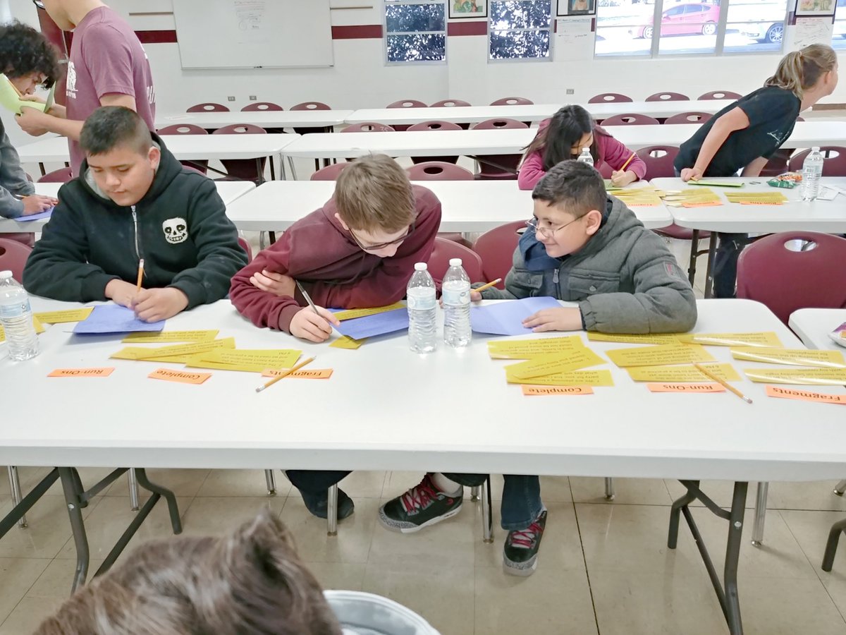 XimenezKimberly's tweet photo. FMS 7th Graders were working hard this morning preparing for STAAR Writing at our annual bootcamp! https://t.co/zMFQyI4Whe
