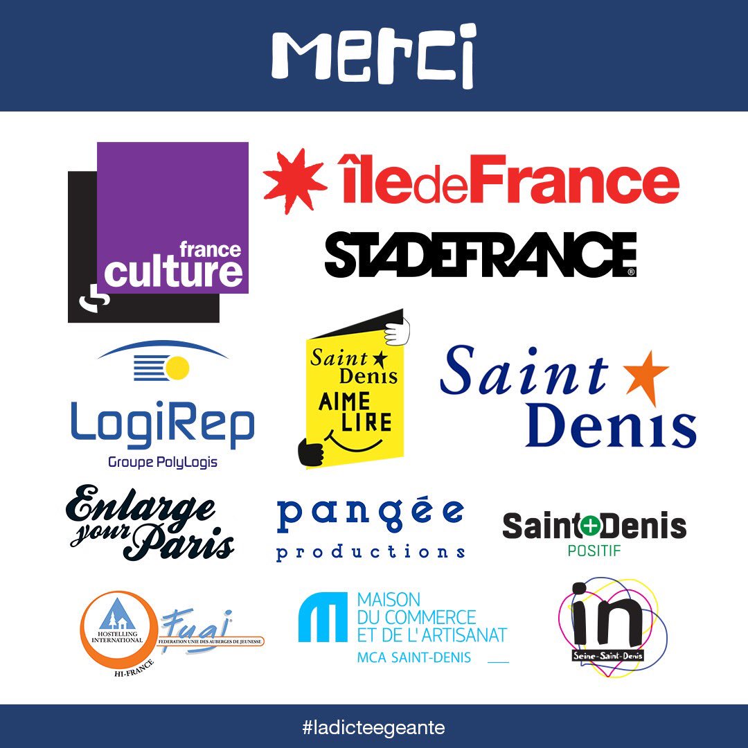ladicteegeante's tweet photo. La Dictée Géante est fière de vous présenter ses partenaires ! Anciens ou nouveaux, tous ont décidés de nous faire confiance et de participer à nos côtés à cette belle aventure qu’est La Dictée Géante. 
Un très grand merci à tous ! 
#LaDictéeGéante #languefrancaise https://t.co/PakPoBwZmf