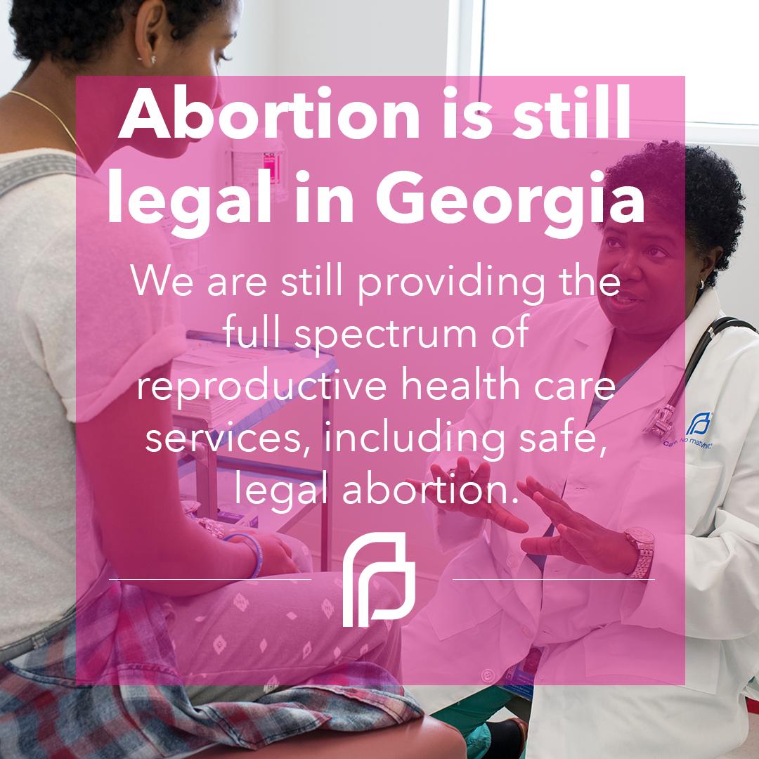 PPSE_Advocates's tweet photo. HB 481, the 6-week abortion ban,  may have passed the Georgia Legislature, but we are committed to fighting this dangerous bill every step of the way. 

Abortion is still safe and legal here and our doors remain open to provide the quality care our patients deserve #HB481 #GAPOL https://t.co/1tF5Ts8y6l