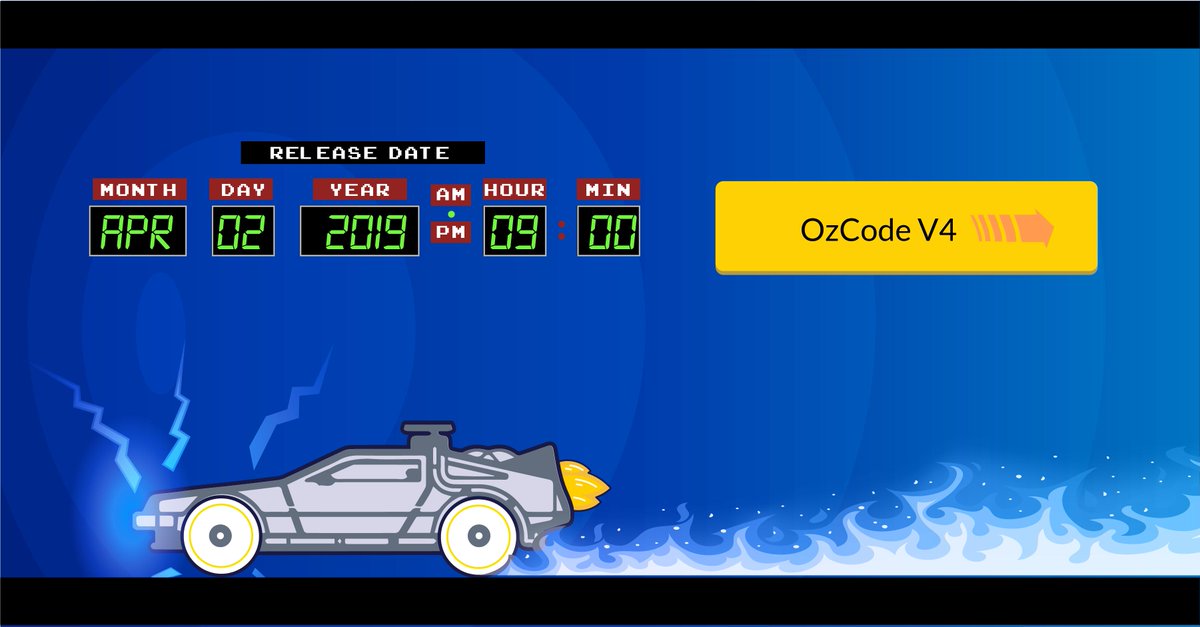 oz_code's tweet image. You don’t need 1.21 gigawatts to go to the future with #OzCode ow.ly/nyWk50oRdVZ #OzCodeV4