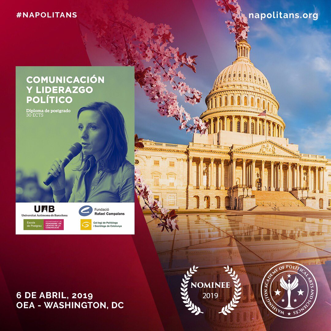 Emoción, nervios e ilusión de estar nominados a Programa de Educación Política del Año 2019 y gracias a #NAPOLITANS y a los mas de 300 alumnos/as de los 11 años de formación en la UAB. #VictoryAwards <a href="/theWAPAS/">Former WAPAS Account</a> <a href="/MPRgroupUSA/">MPR Group</a> <a href="/UABBarcelona/">Universitat Autònoma de Barcelona</a> <a href="/ColpisCat/">Col·legi Prof. Ciència Política i Sociologia CAT</a> <a href="/FCampalans/">Fundació Campalans</a> #Napolitans #ComPol