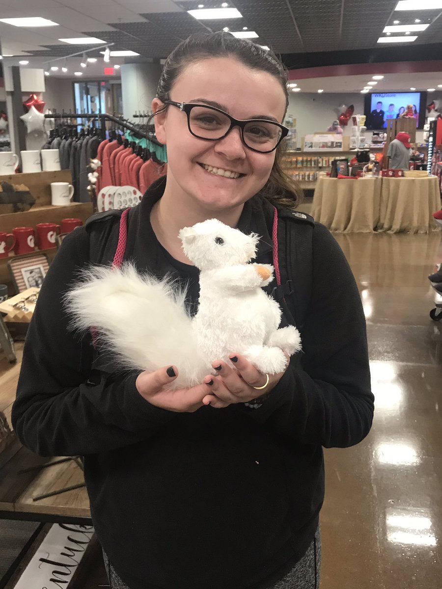 Finally caught one of these suckers! #whitesquirrel #wkusmm