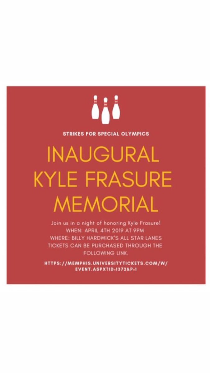 Come out Thursday night to support the special olympics! memphis.universitytickets.com