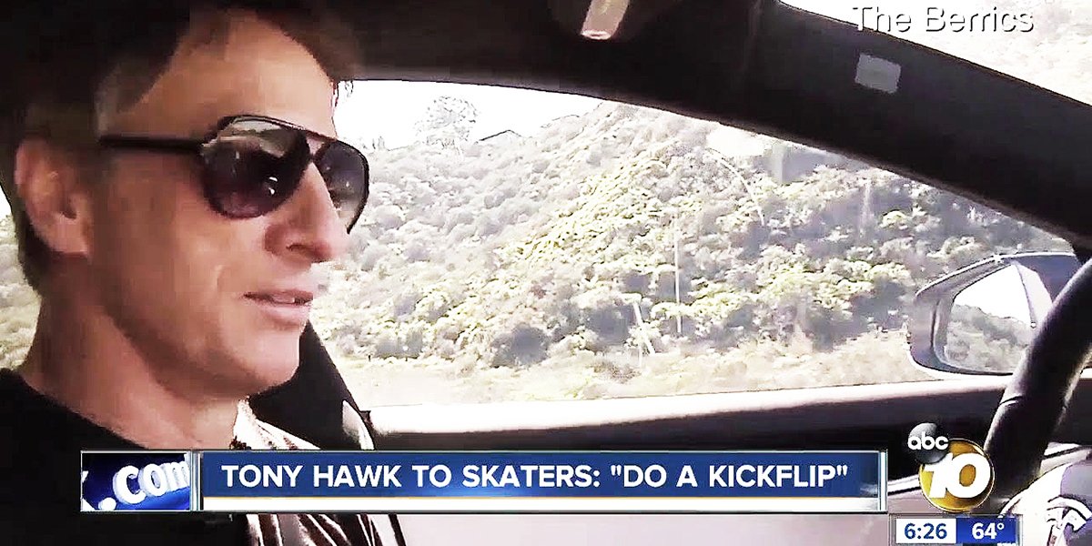 Tony Hawk to skaters: Do a kickflip 