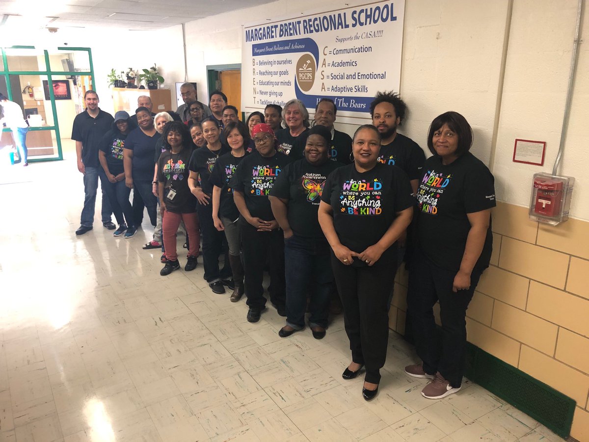 SelenaSwilling's tweet photo. Margaret Brent Regional School supports Autism Awareness Month. https://t.co/P3clQ7vwO7
