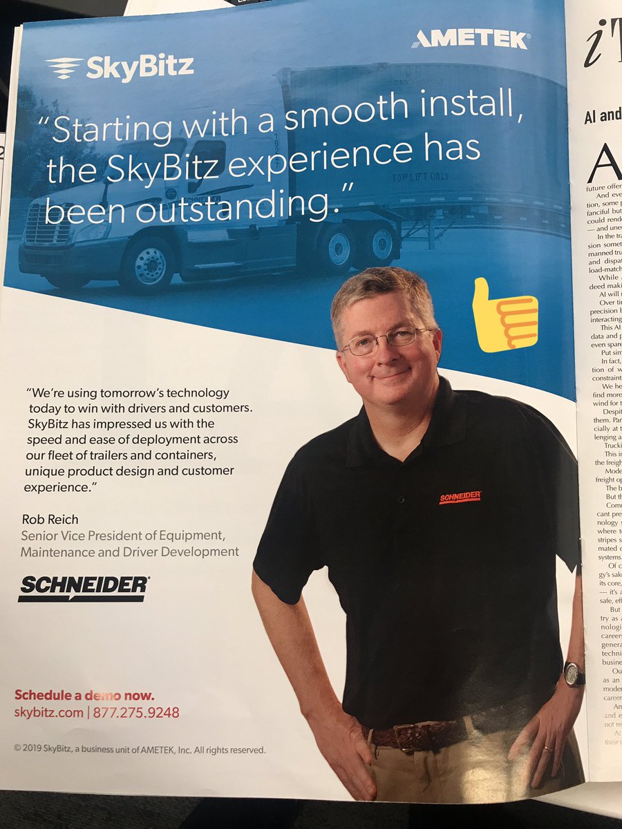 Commit2Safety's tweet image. Casually browsing @TransportTopics when i recognized @RobertReichJr on it! DTNA ADAS team is grateful to Rob for his support and counsel.