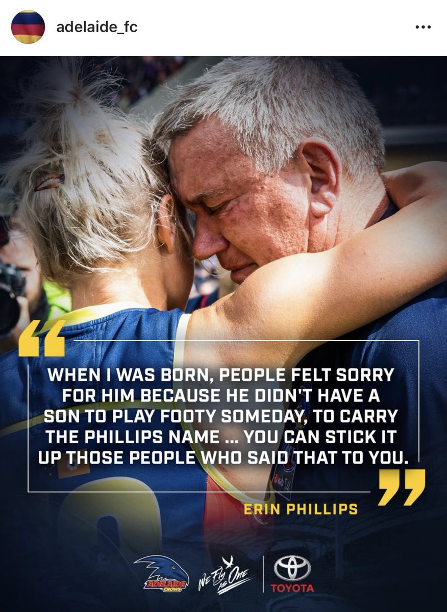 hfeno84's tweet photo. @erinphillips131 what a star ⭐️ an amazing athlete, ambassador, and role model for all young girls with a dream! #girlsrule #athletes #aflw https://t.co/0j7U5QF6ab