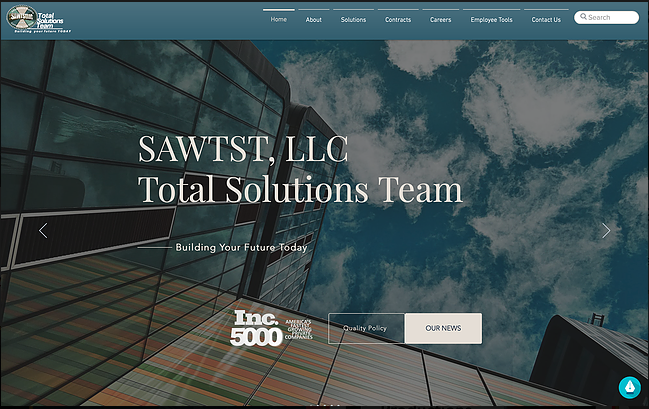 __ERDM's tweet photo. Check out this new website that we just completed for a Fortune 500 Government Contracting Company SAWTST, LLC based out of Newnan, Georgia!
Website Link Below
https://t.co/NZpNU65km8
#websites #graphicdesign #businesscards #capabilitystatements #socialmediamgmt https://t.co/kxtTl9XFll
