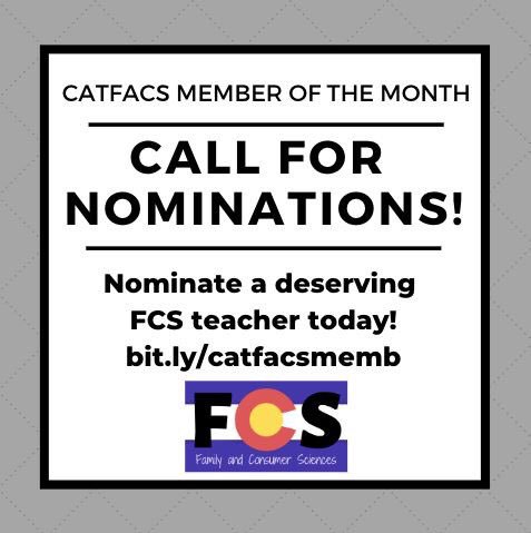 Nominate you CATFACS Member of the Month! Bit.ly/catfacsmemb   #catfacs