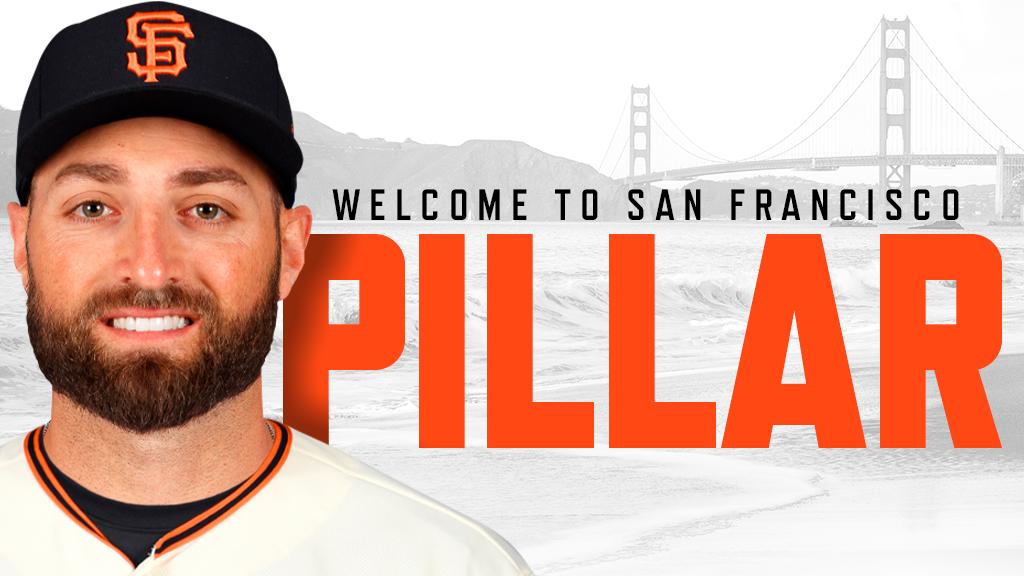 SFGiants's tweet photo. Welcome to the orange &amp; black, Kevin Pillar!

#SFGiants https://t.co/jX1q0aPmos
