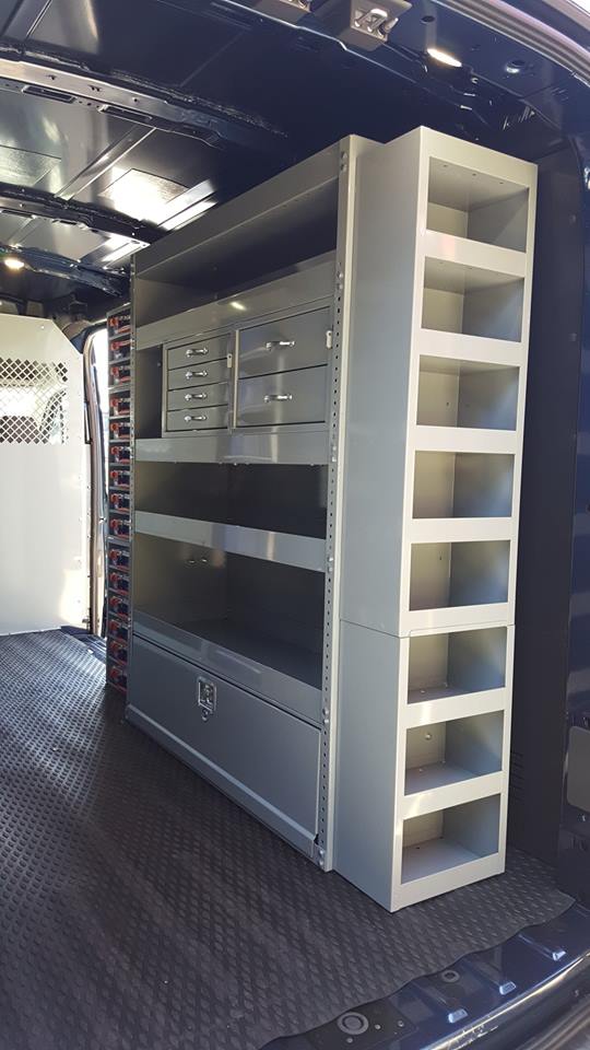 AmericanVan149's tweet photo. #Ford #Transit #MediumRoofVan upfitted at https://t.co/AEKpJxTJ3G with 65" High Steel #Shelving, #BulkBinRack, #CarryCaseShelfCombo, #ShelfTower #TrippLitePowerInverter mounted to our Steel #BulkheadPartition. #AmericanVan #SafeFleet #AmericanVanEquipment #VanEquipment #MadeInUSA https://t.co/m4O8p6VrXs