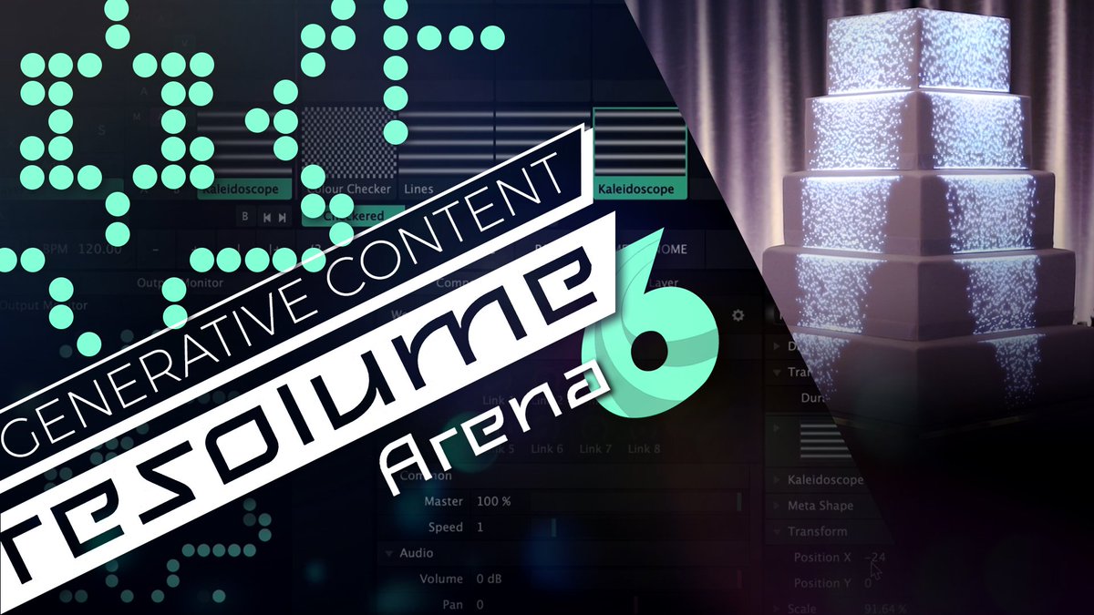 LumaBoxCreative's tweet image. NEW TUTORIAL VIDEO SERIES ▶️ Cake Projection Mapping in @Resolume youtube.com/playlist?list=…

(1/5) Introduction
(2/5) Projection Mapping
(3/5) Content &amp;amp; Effects
(4/5) Automated Playback
(5/5) Audio &amp;amp; Music