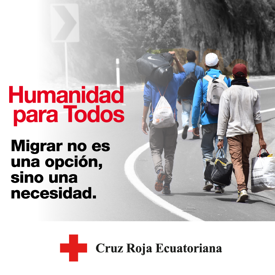 cruzrojaecuador's tweet photo. [Movilidad Humana] El amor a sus familias es el motor principal que los mueve a buscar ser ese sustento, aunque eso implique tomar la difícil decisión de salir de su país para empezar una vida desde cero, y en otro lugar. #HumanidadParaTodos https://t.co/54HIlOGvgf