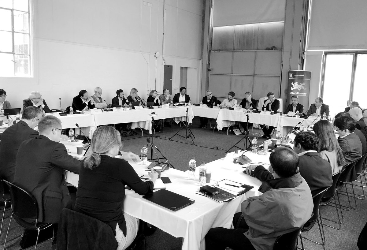 KlyngeC's tweet photo. We’ve kicked-off 1st ever gathering of cyber &amp; tech ambassadors from 22 countries &amp; the tech industry: How to boost cooperation between governments &amp; the companies on the role of technology in the digital age. I am co-hosting together w/ my friend @AusAmbCyber. 🇦🇺🇩🇰#TechPlomacy🌐 https://t.co/LIEhq5yLXs