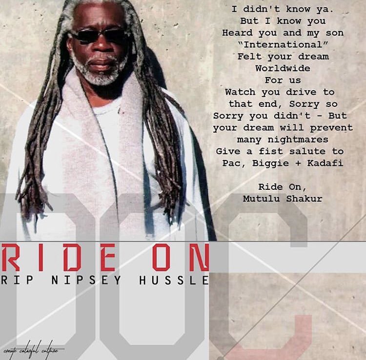 Haki_Shakur's tweet photo. Message from Dr Mutulu Shakur on Nipsey Hussle Murder! @FreeDrMShakur #freemutulu #codeofthuglife #RIPNipseyHussle 
https://t.co/kq8tKvqGEN #mutulushakur #2pac #biggiesmalls #yakikadafi https://t.co/j0W7eDNJdg