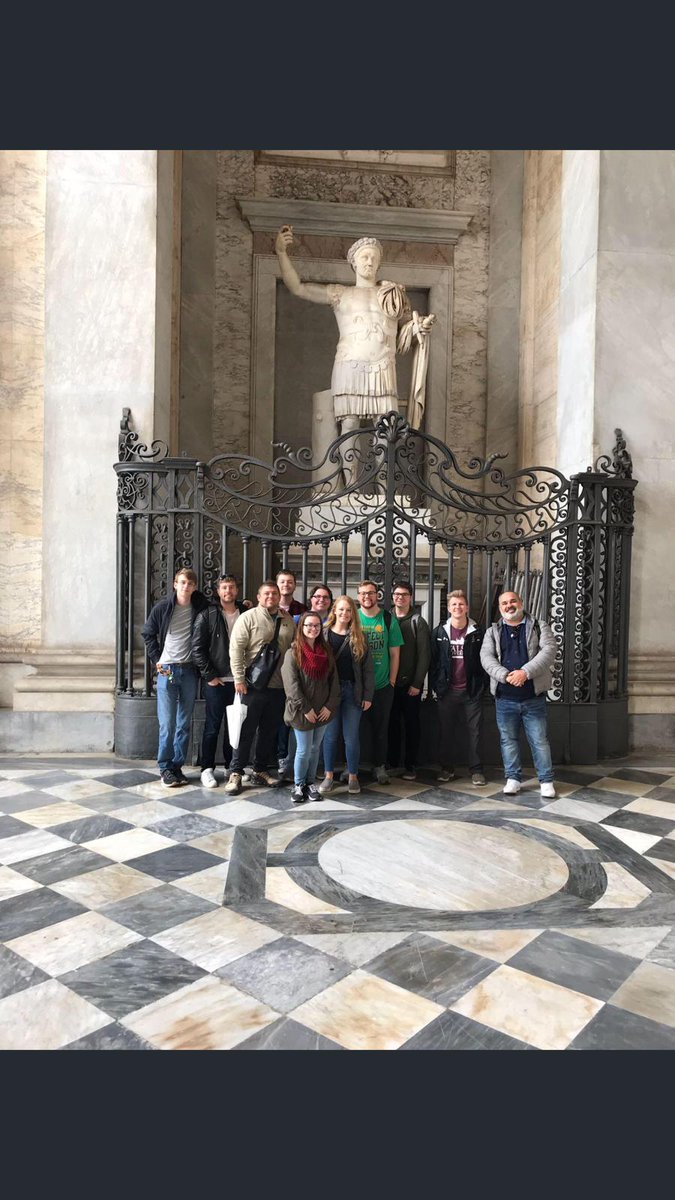 WalshGlobal's tweet photo. Greeting from @WalshUniversity Spring Rome students from The Vatican, where students witnessed the most renowned architectural work: St. Peter's basilica! https://t.co/9BniLg0AYB