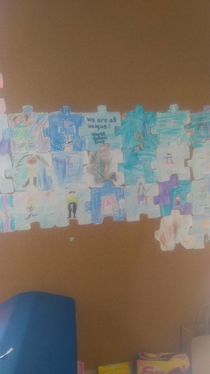 MsFyshe's tweet photo. Learning about those with different abilities. #WorldAutismDay #WorldAutismAwarenessDay #GandyWellBeing #weallfit #wearblue https://t.co/JqYajvlH0O