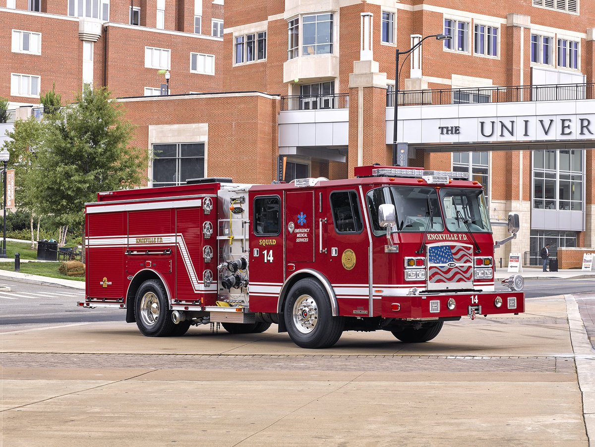 EONE_FireTrucks's tweet photo. We're kicking off the month with our April calendar truck from @KnoxvilleFire! Learn more about this Custom Pumper here https://t.co/EX8ve5zbM8  #EONEstrength #firetrucks #KnoxvilleTN https://t.co/mFbWOteLGW