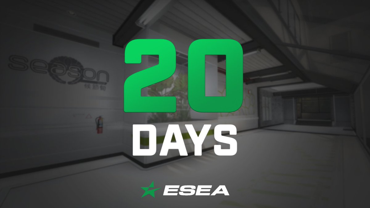 Quedan 20 días para el cierre de registro
Registrate aquí: play.esea.net/index.php?s=le… #ESEA #CSGO #ESEAS31