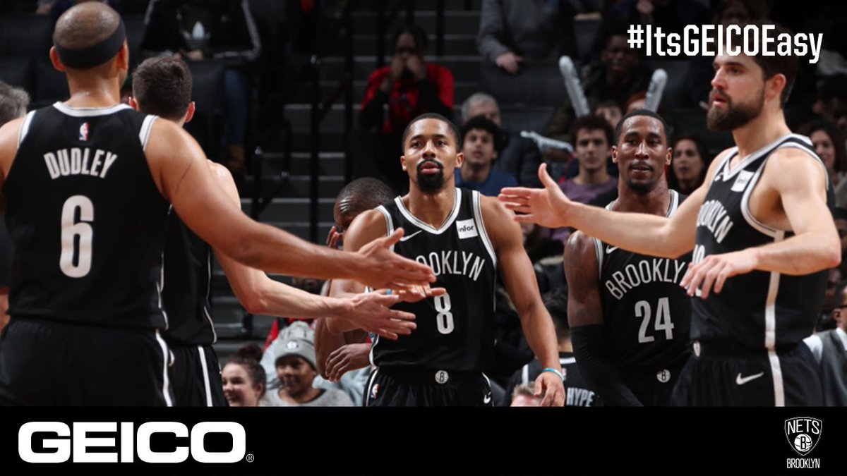 BrooklynNets's tweet photo. How easy is it to RT and Win? It’s High-Fiving-Your-Teammates Easy.
 
RT for a chance to win a signed player poster. #ItsGEICOEasy
 
📋 | https://t.co/I3LB29yT3R https://t.co/B90514YfR5