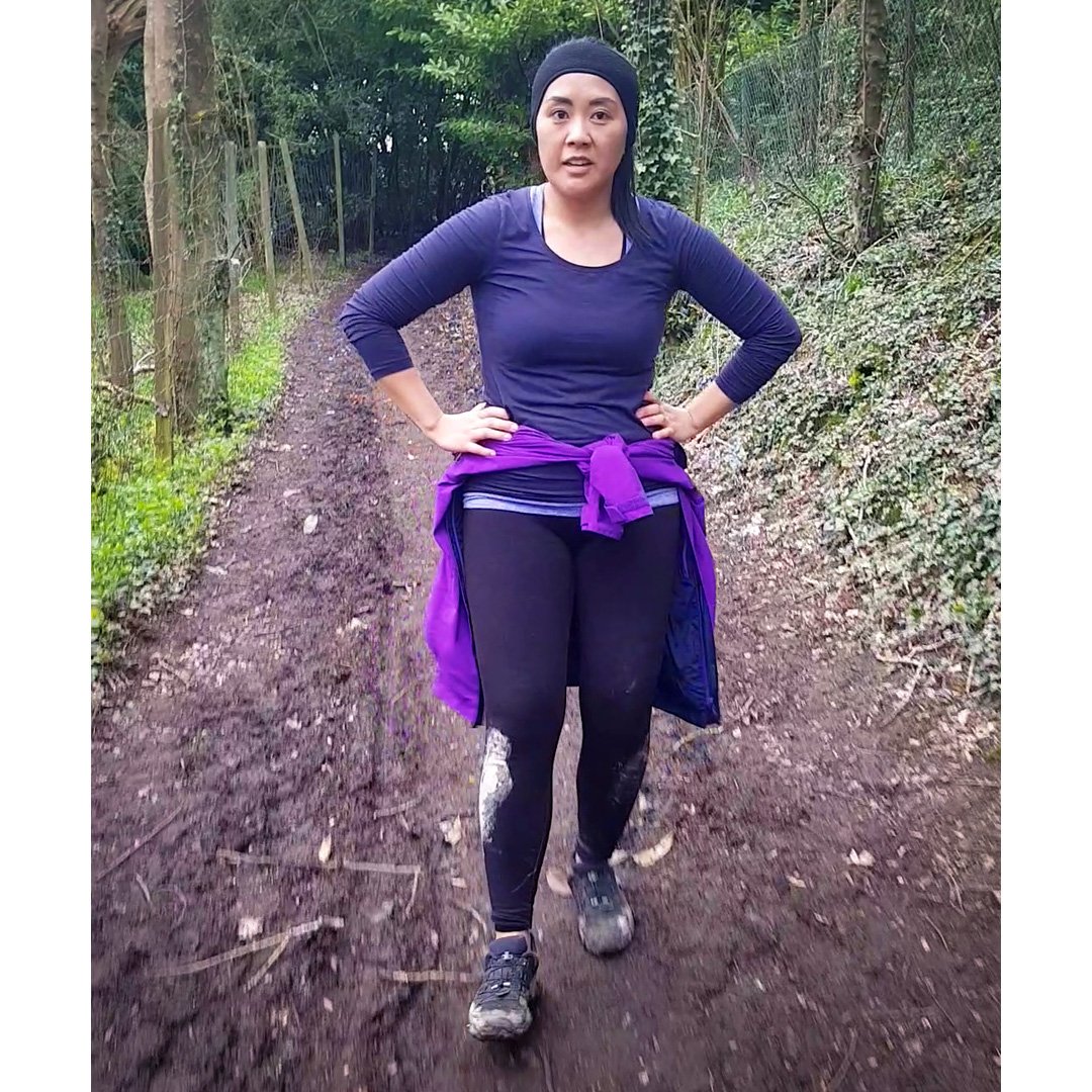 Steep reverse climb back up to Reigate Hill.
#toughmom <a href="/kaialam/">Kaia Lam</a> says after 20k and with knee pain that's the only way to do it.

#toughmum #toughmums #speedhiking #hikingmum #hikingmums #hikingmom #hikingmommy #hikingfamily #hikemore #hiking #hike #hikingadventures #womenwhohike