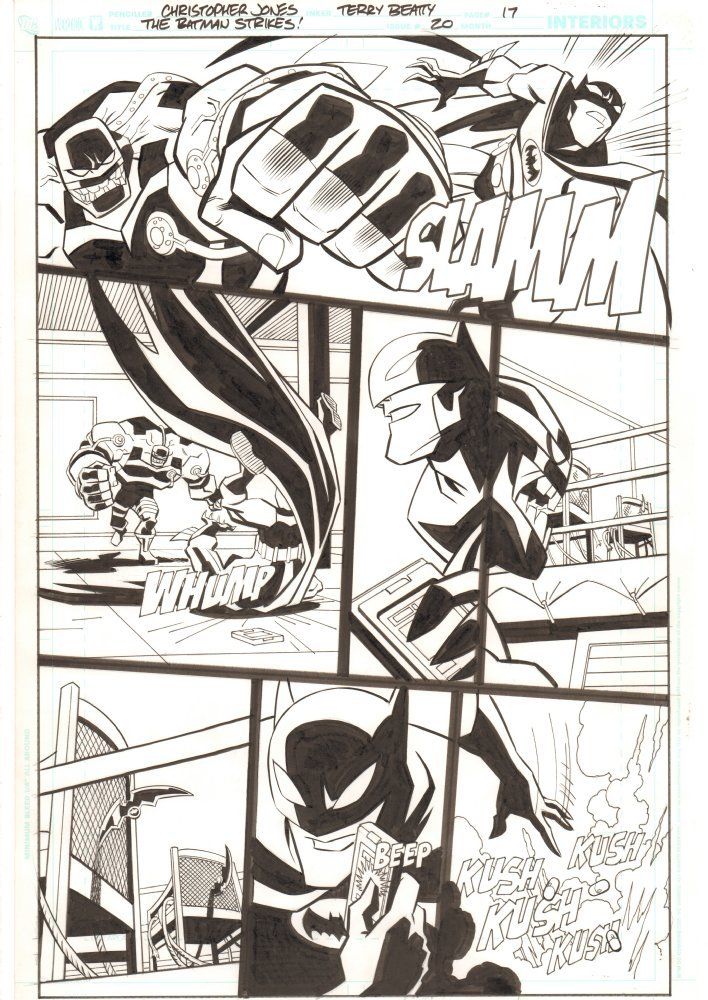 ChrisJonesArt's tweet image. More #Batman versus #Bane action from the #BatmanStrikes.