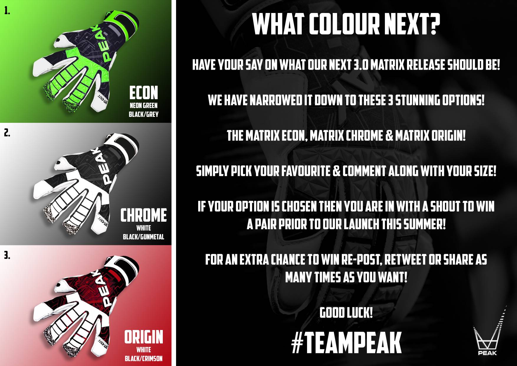 matrix goalkeeper gloves