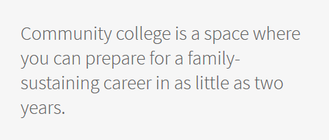 mgccprez's tweet photo. 5 Solid Benefits of Community College 
https://t.co/qpOCQXejoe #comm_college  #EndCCStigma @acpsva1 @OneRCPSchools @bvcpsbluepride @BCPS_tweets  @CHS_Cougars_ #bathcountyrocks @DSLCC #DSLCC https://t.co/w6NUnVaP9P