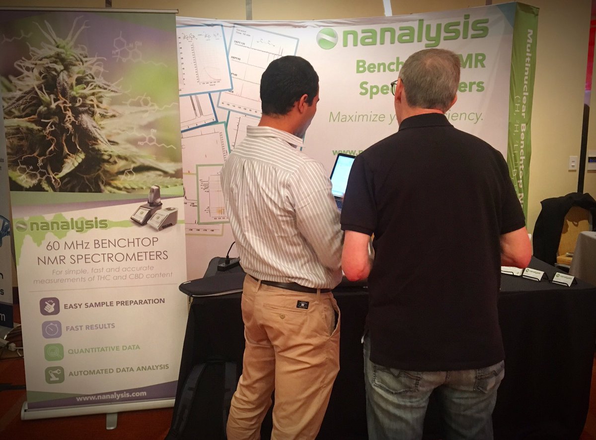 Visit us to talk about developments of #benchtopNMR for #cannabistesting at #analyticalcannabisexpo in San Francisco Apr 1-3.