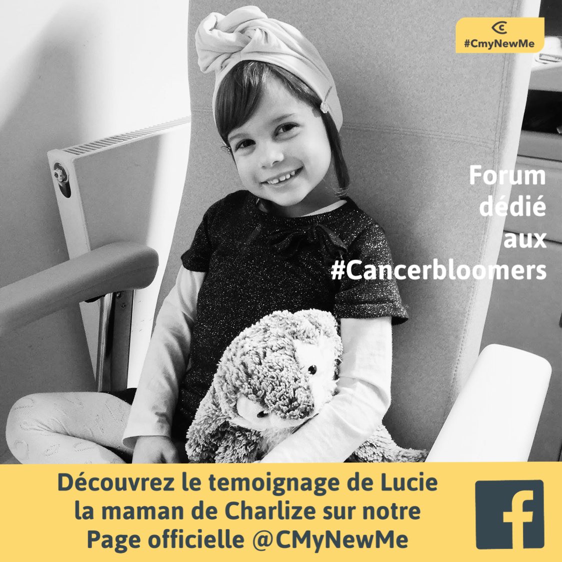 CmyNEWme's tweet photo. Découvrez le #temoignage de Lucie la maman de Charlize, sur notre Facebook @CMyNewMe ;  elle nous donne une sacrée leçon de courage du haut de ses 6 ans ! ✨🌹💞 #fuckcancer #libererlaparole #cancerbloomer #cmynewme ✊ https://t.co/ssVlwmG01b