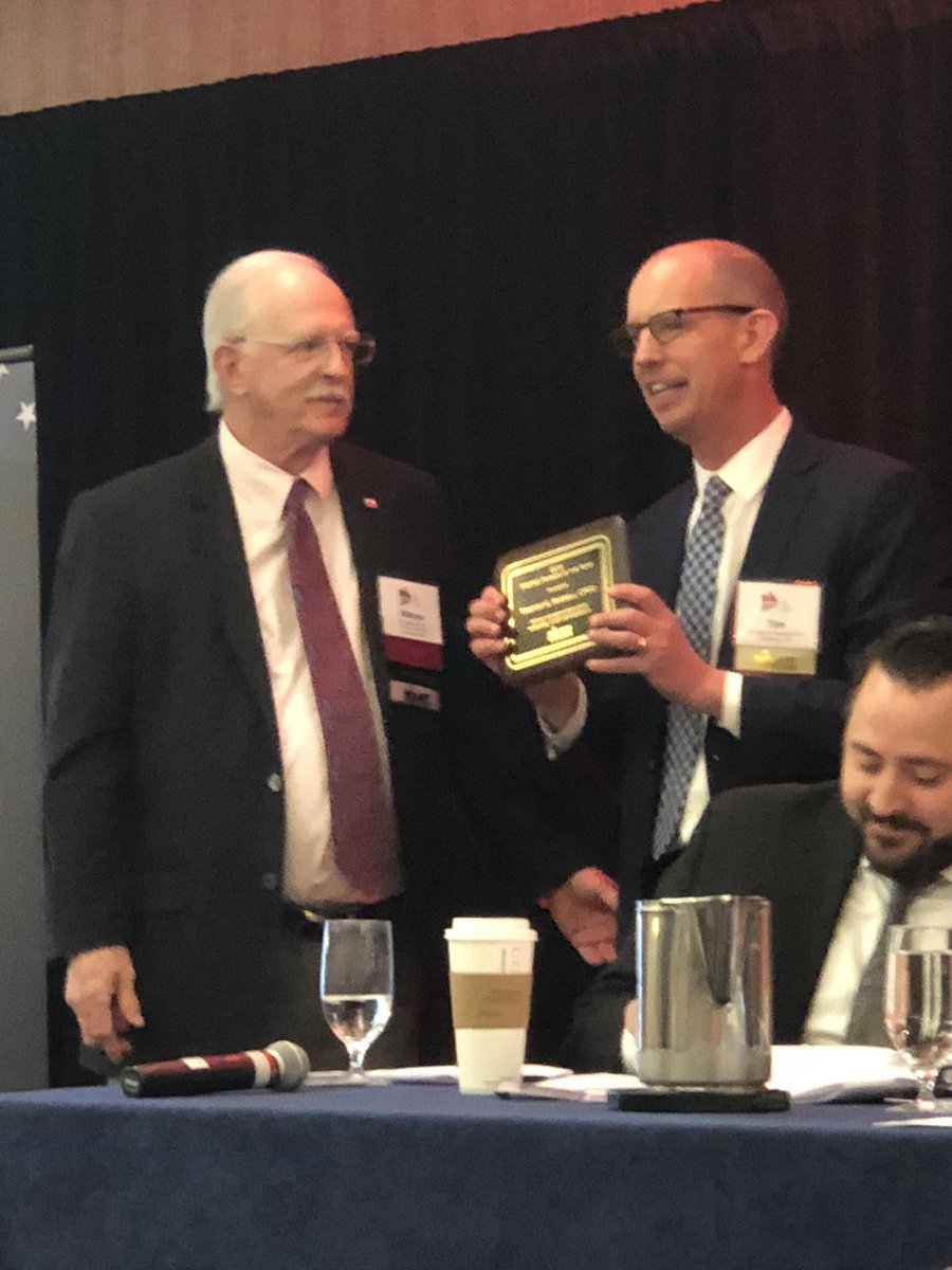 PoliticalTapper's tweet image. #piact member and @PIANational immediate past president Tim Russell is the 2019 #piapac person of the year @PIAGovAffairs @blachutPIA @PIA_News