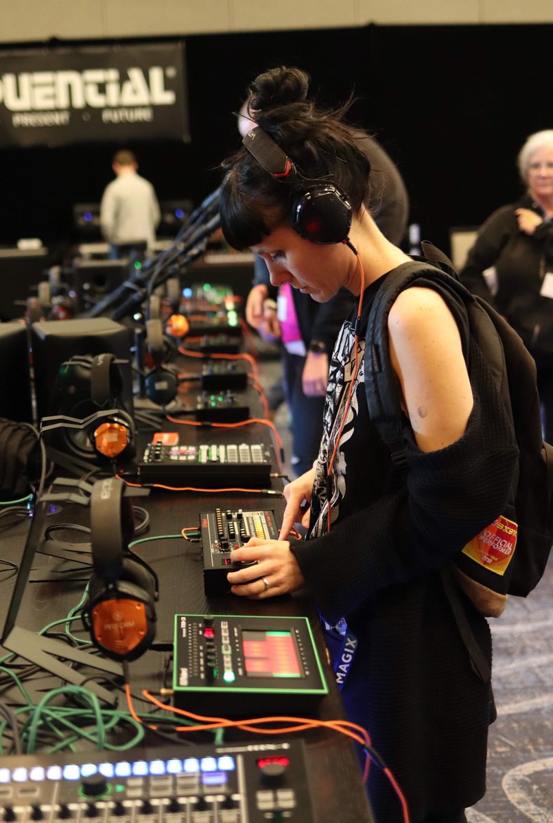 RolandGlobal's tweet photo. Thank you to everyone that visited us this past weekend at @synthplex. Check out some photos we took at the event of all things Roland—from the classics to the future classics 🎹

#synthplex #synthplex2019 https://t.co/MdQdCrANaS