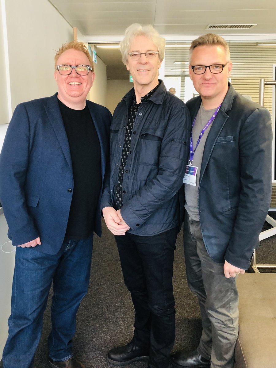 danthesoundman's tweet photo. The @RadiodaysEurope ‘legends’ series continues. This week Stuart &amp; Dan are joined by @nikgoodman #RDE19 #stuartcopeland #Police https://t.co/cPkql0lhUq