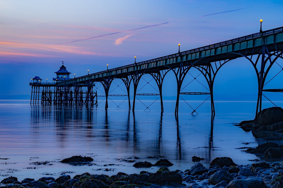 Clevedon Pier #clevedon #clevedonpier #appicoftheweek #twilight #sunset