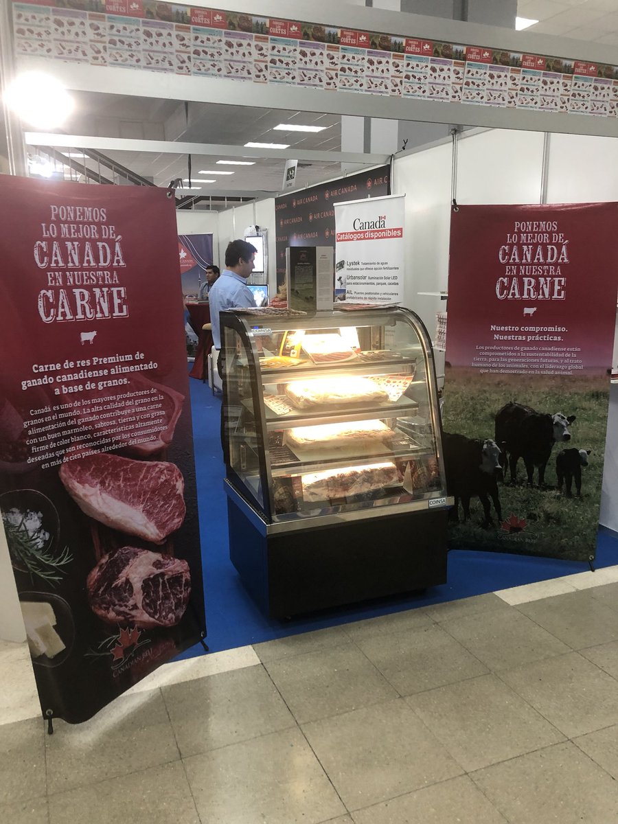 PPancanada's tweet photo. Canada Beef at the Canadian Pavillion, Expocomer 2019
@CANADABEEFMEX Mauricio Euresty Claudia Herrera Blanc @AmbCanPanama                     Ambassador Lilly Nicholls  @EmbCanPanama @PPancanada Glen Champion Priscilla Maloney https://t.co/6TiUDHCXYD