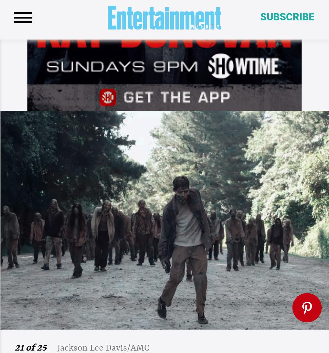 RayonIsRayon's tweet photo. 4 those of you that asked, YES we were in @EW Me gettin prepared to take on the queen @mcbridemelissa no worries though a quick swipe of her iconic brass knuckle knife to the face did the job. I say we cuz I had you guys in my head the entire time, Family. Solid return soon #twd https://t.co/DDa4XLWRaI