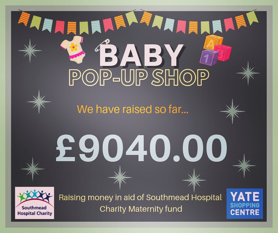We have now raised £9040! Thank you so much for all the support we have received. #bristolmums #bristoldads #bristolmumsanddads #bristolbaby #yateshoppingcentre #southmeadhospitalcharity #charity #thankyou #teamworkmakesthedreamwork
