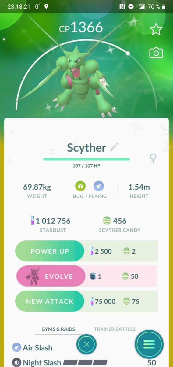 ParanoiasGamers's tweet photo. #TeamParanoico
Se confirma Scyther variocolor activado durante el #EventoBicho
Os dejamos su familia evolutiva. https://t.co/gYI3yAnZ5Z