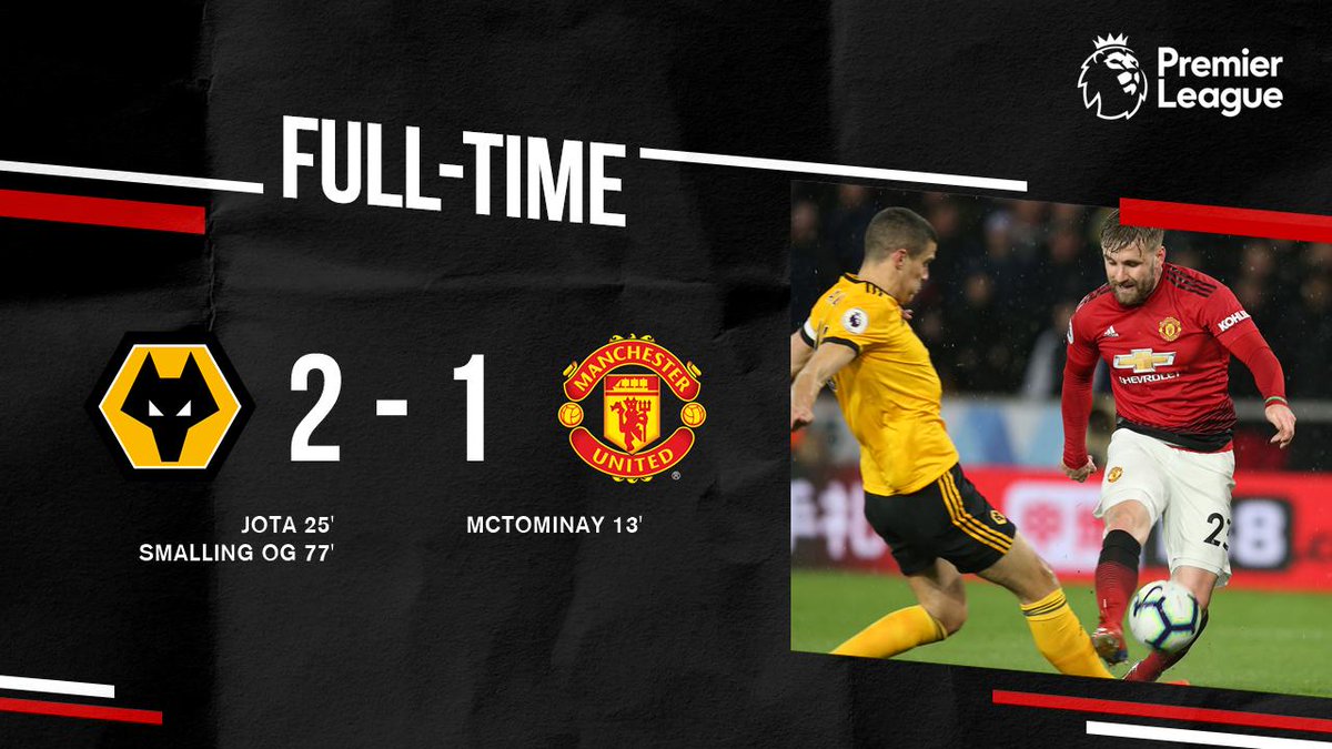 FT:  Wolverhampton 2-1 Manchester United 

 #matchday #premierleague #MUFC #manutd #manchesterunited #mufcfans #united #unitedfans #indomanutd #indomanutdjogja #kotajogja #jogjakarta #yogyakarta #jogja