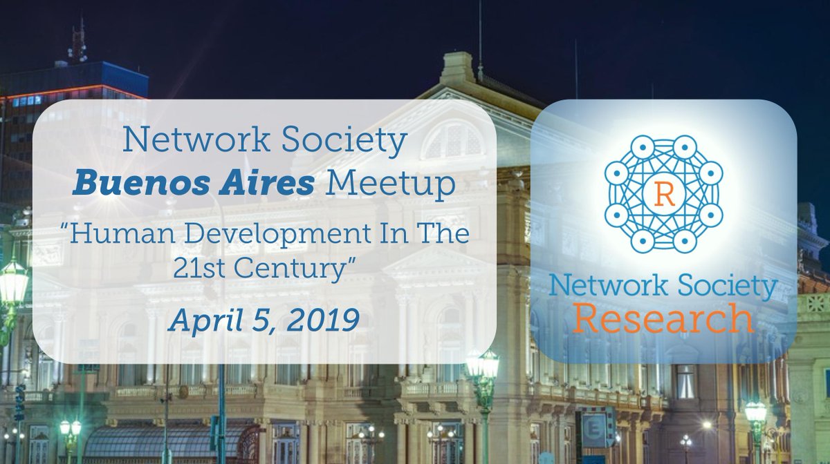 netsocproj's tweet photo. Network Society Buenos Aires Meetup - Desarrollo humano en el siglo XXI - April 5 17-19. Join on https://t.co/UcqL6PIvgc https://t.co/EiYnBqRqt8