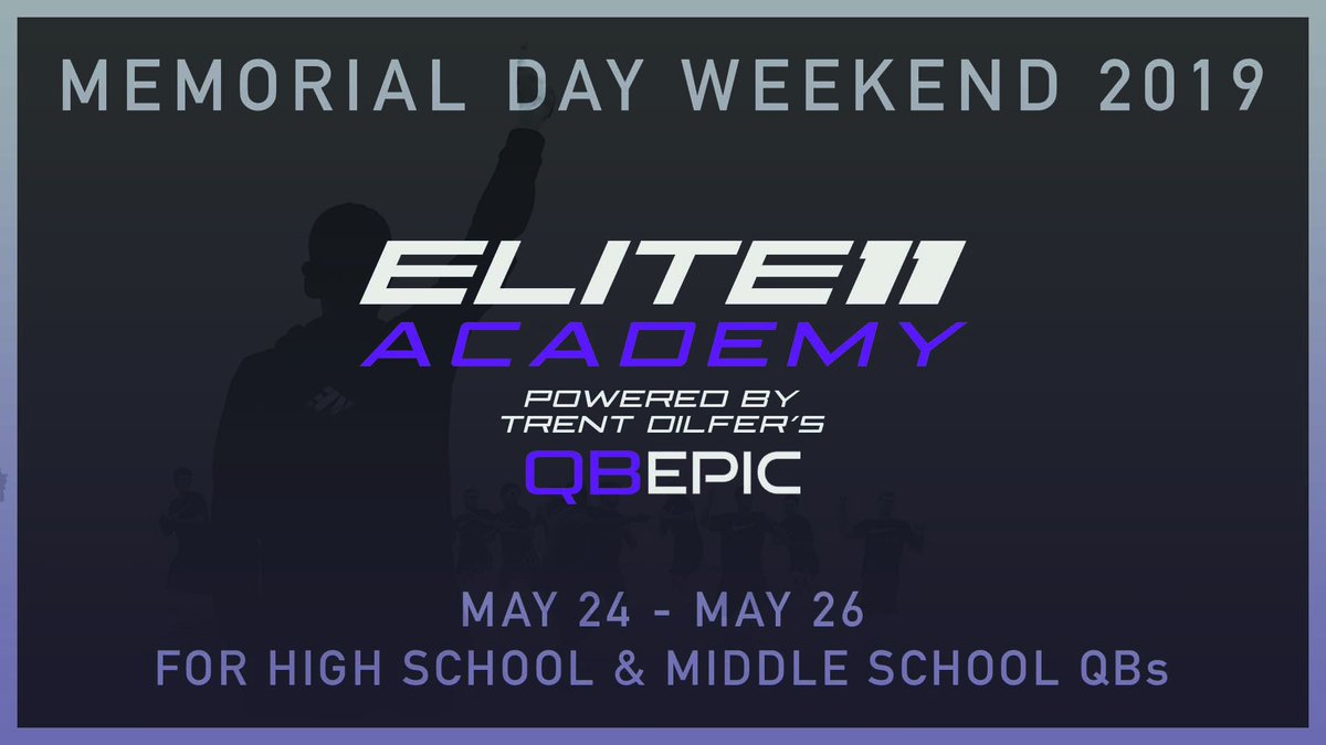 DilfersDimes's tweet photo. The @elite11 curriculum is now offered to EVERY QB through the FIRST EVER #Elite11Academy powered by @QBskillsEPIC This has been years in the making and I couldn't be more pumped. Both #Elite11 & #QBEpic Alumni will say it's an EPIC experience ! Sign up https://t.co/vHDRWbTOi4 https://t.co/4w40w8edkS
