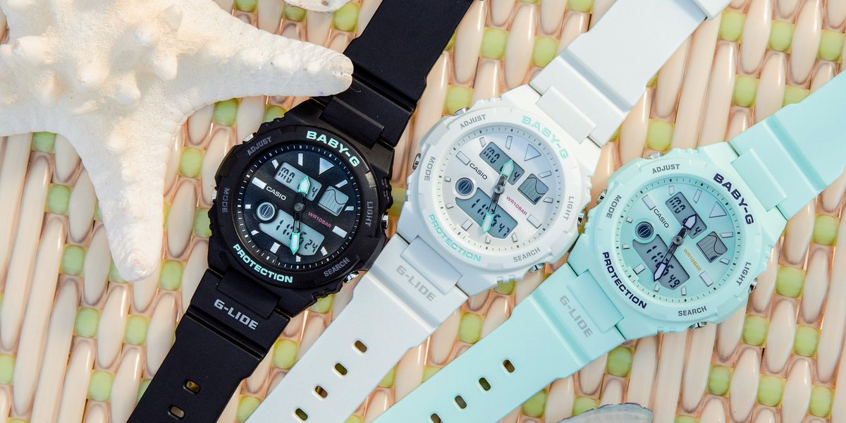 BABYG_USA's tweet photo. 🌊 Look what just washed up. 🌊 
The #BAX100 G-LIDE Collection is ready for the beach. https://t.co/XmSmcZRrVS