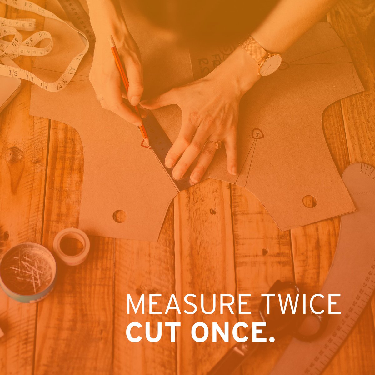 Starting a project can be a daunting task. With the right preparation, proper tools and dedication, the end result makes all the hard work pay off.

#Reliable #RightThereWithYou #Iron #Fabric #Tailor #Bespoke #Seamstress #Garment #Sewing #SewHappy #Steam #Fashion  #Workroom #