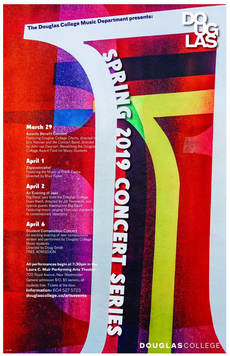 Tonight! <a href="/douglascollege/">Douglas College</a> Music Dept​ presents An Evening of Big Band Jazz 7:30pm @ #MuirTheatre #NewWest $10 gen admission, $5 seniors 65+, students FREE. Tix <a href="/door/">close the</a> #yvrconcert #newwestevents #newwestminster