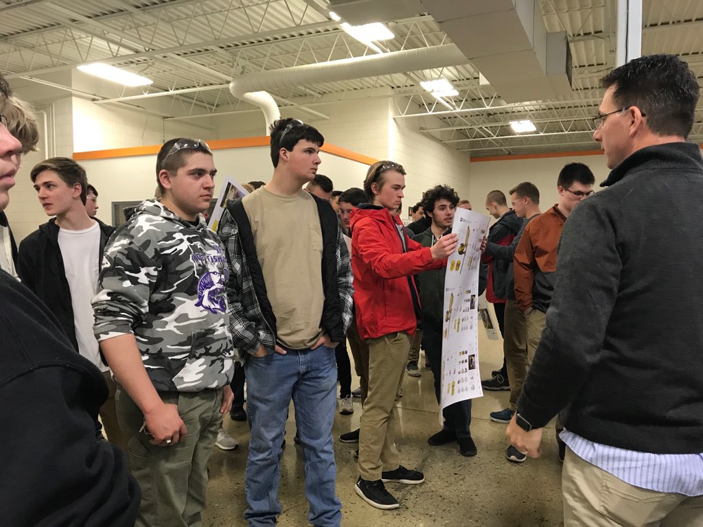 WCBizAlliance's tweet photo. Students from @WaukeshaNorth1 visited @Delzer_Litho, @aries Delzer, Aries Industries & @WisMetalParts on a #Schools2Skills tour today to learn more about careers in manufacturing. #wcmanufacturing #wcbizedpartner @waukeshaschools https://t.co/B4m6urGxdY