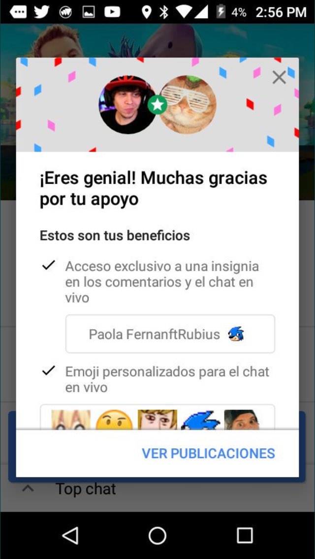 doblasnightmare's tweet photo. Encontré cap de cuando pagué el patrocinio de YouTube hace tiempisimo ybueno una basura me entró al ojo https://t.co/gSw0KjkFl4